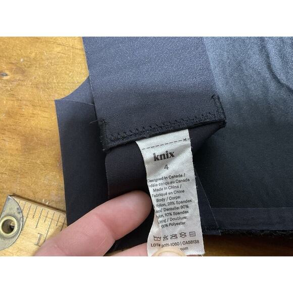 Knix Lace WingWoman's Contour Bra Wireless Soft Lace Size 4 Black - Picture 8 of 8